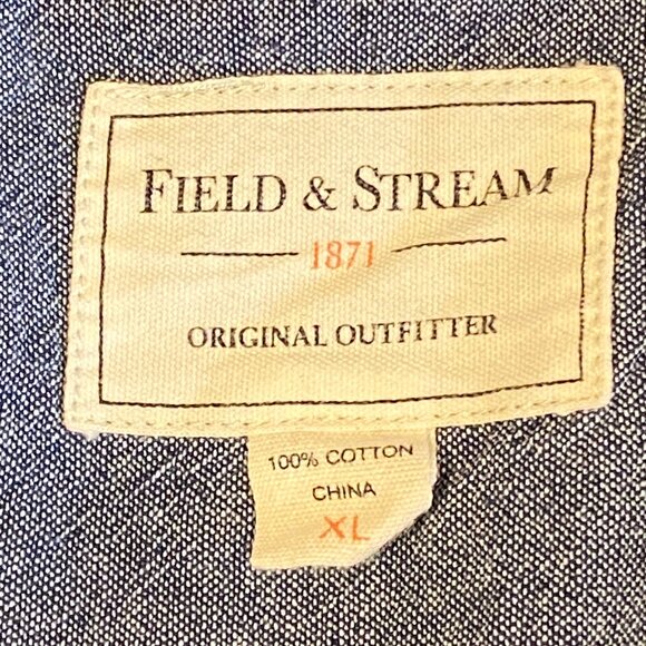 Field & Stream Plaid Cotton Flannel Button Down Shirt XL #51S - Picture 6 of 8